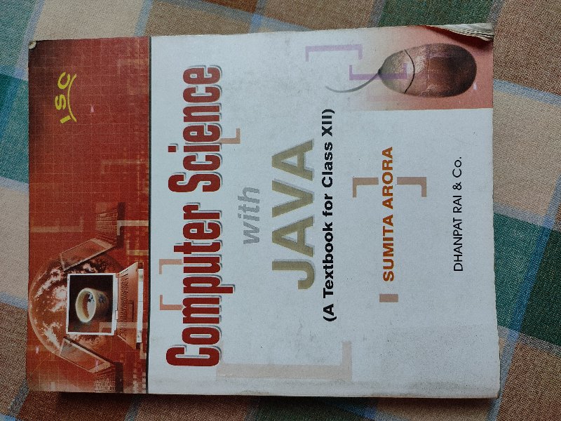 Sumita Arora Book On Computer Science With Java For Class XII | Gintaa.com