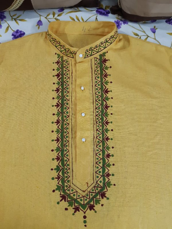 fabric painting designs for kurtas