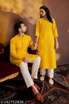 Couple dress for husband and outlet wife