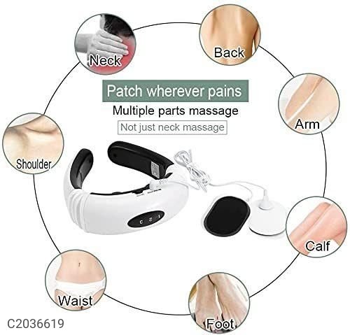 Electric Neck Massager & Pulse Back 6 Modes Power Control Far Infrared  Heating Pain Relief Tool Health Care Relaxation Machine