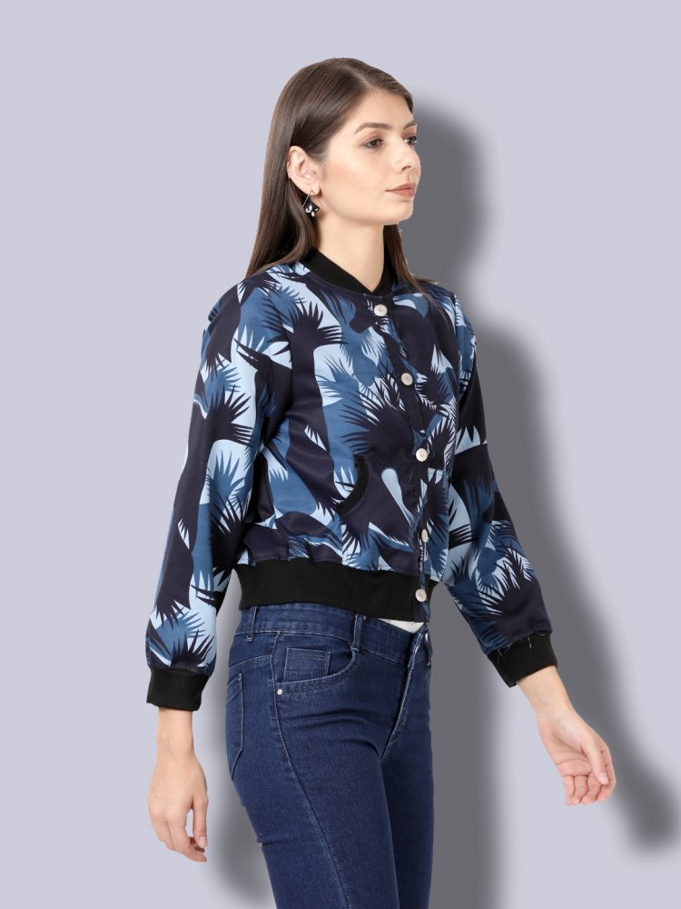 blue camo jacket womens