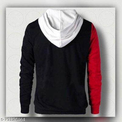 Full Sleeve Color Block Men Sweatshirt