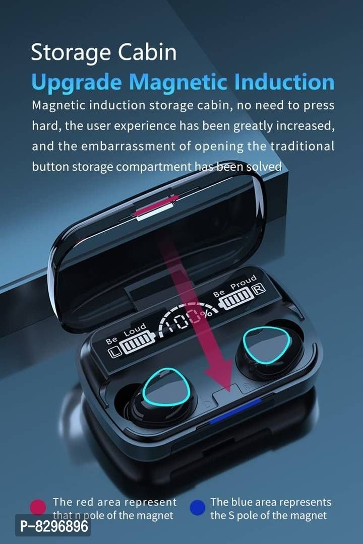 wireless earbuds with built in storage