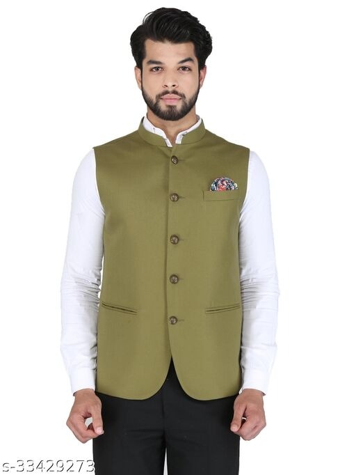 Men's Grey Ethnic Motifs Kurta with Pyjamas & Nehru Jacket