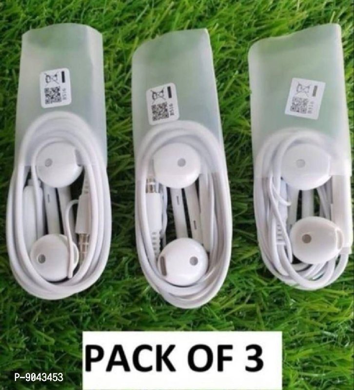 Classy wired earphone pack 3 COMBO gintaa