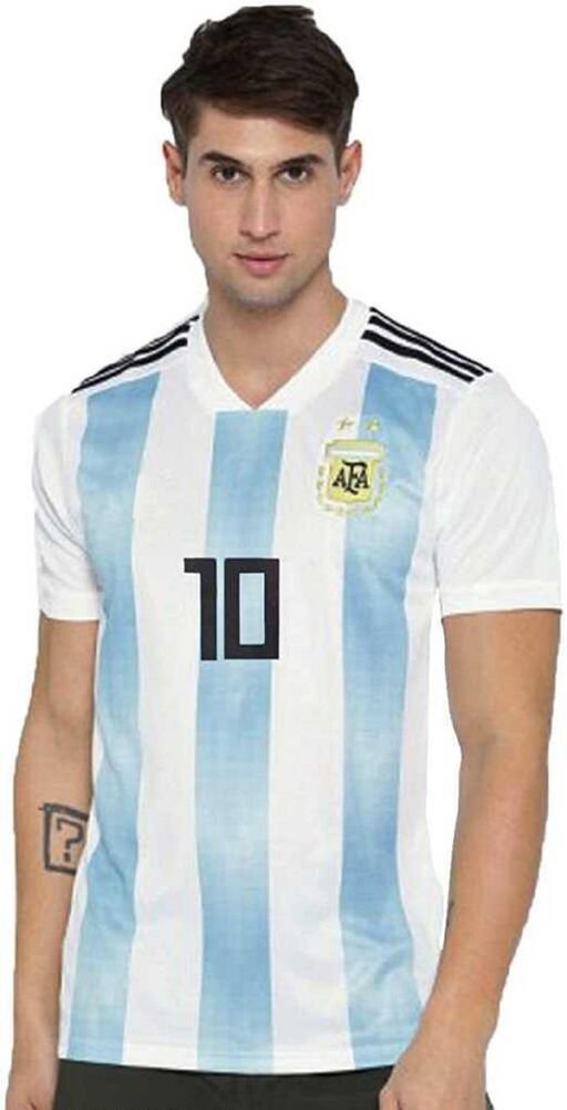 - Argentina Messi Jersey / Classic Ravishing Men Active Tshirts