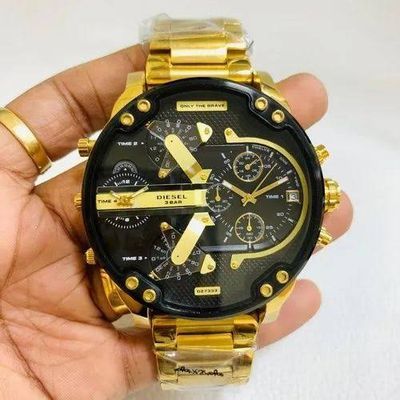 Diseal Big Daddy Premium Quality Watch ⌚ ( Golden Black)