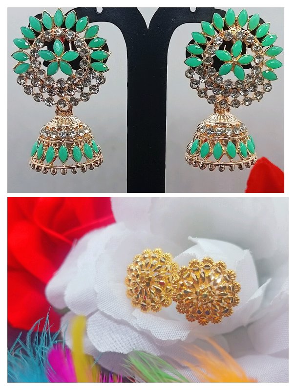 Cinderella Collection By Shining Diva Black Stone Stylish Fancy Party Wear  Ear Cuffs Earrings For Girls/Women Price in India, Full Specifications &  Offers | DTashion.com