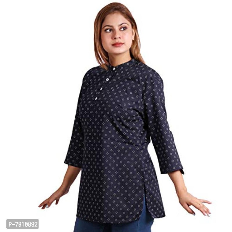 Buy Online Indigo Cotton Shirt Kurta for Women  Girls at Best Prices in  Biba IndiaWORKWEA16927SS21