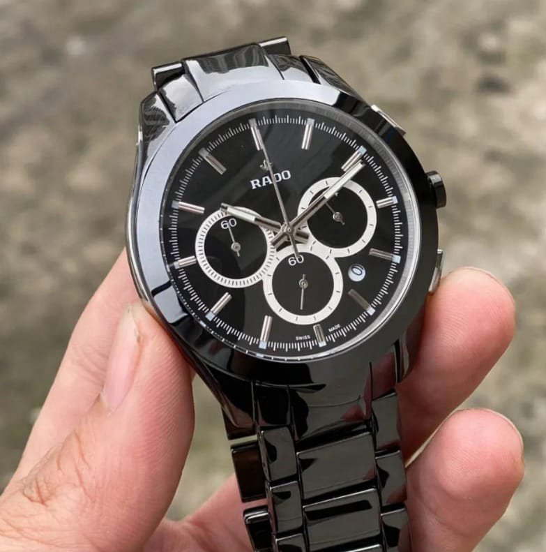 Rado hyperchrome sale full black