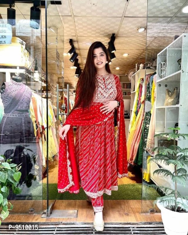 Buy Indian Red  Green Color XL Size Kurti at Wholesale Price  Surat  Fashion Mall