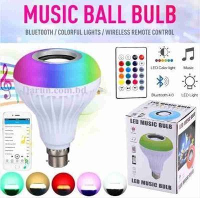 Buy Colour Changing LED Bulb with Bluetooth Speaker & Remote +