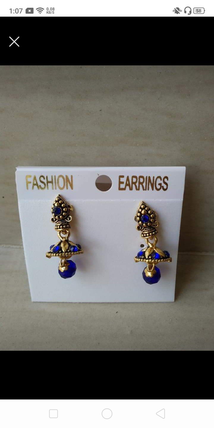 Buy One Gram Gold Daily Use Small Size Mattal Ear Chain Side Matilu Design  Online