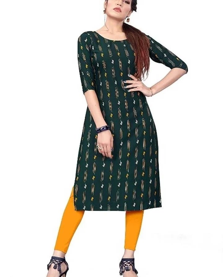 american crepe kurti combo