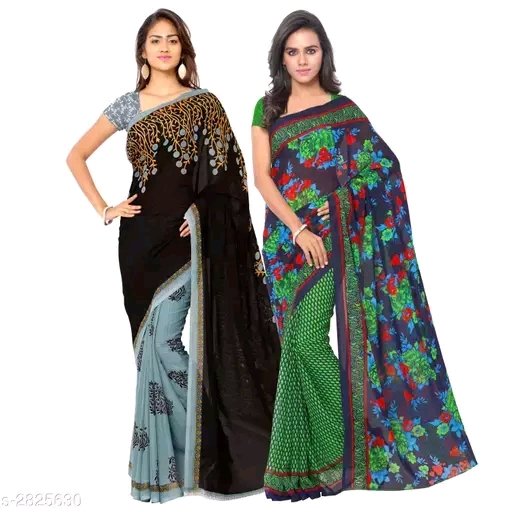 Buy online Check Printed Saree With Blouse from ethnic wear for Women by  Vasu Lehenga for ₹709 at 55% off | 2024 Limeroad.com