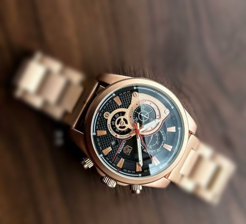 tag heuer rose gold mens watch