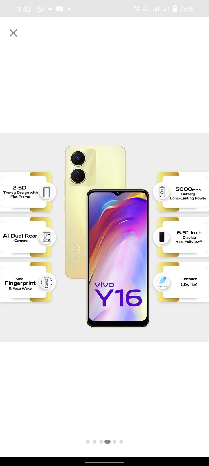 vivo y164gb