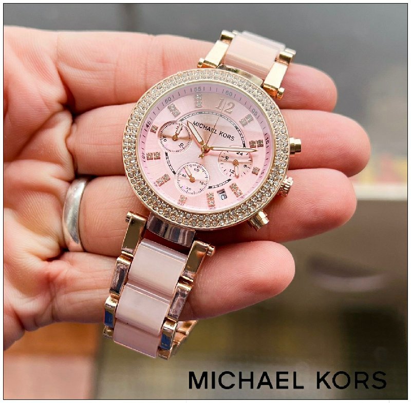 Wwmn ✨ Michael Kors Cute Rosegold & Stylish Girls Watch Now