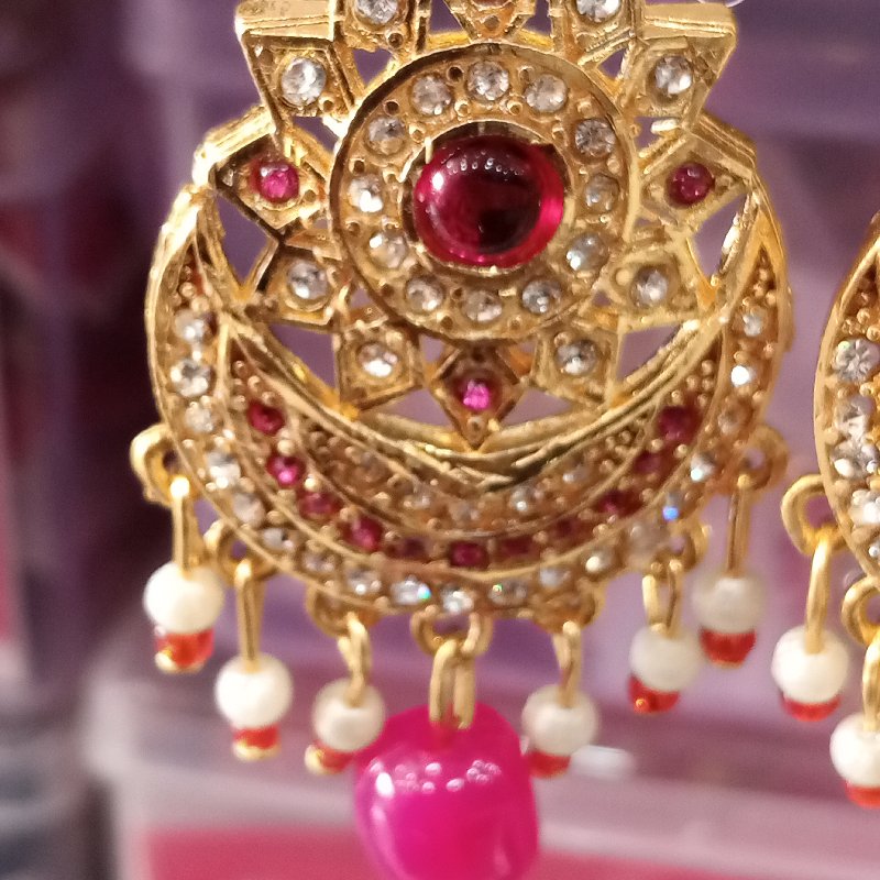 Gold hot sale rajputi earrings