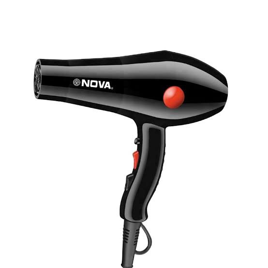 Nova Hair Dryer 6130 Compact 2000 Watts With Nozzle For Men And Woman  Professional Hair Straight 