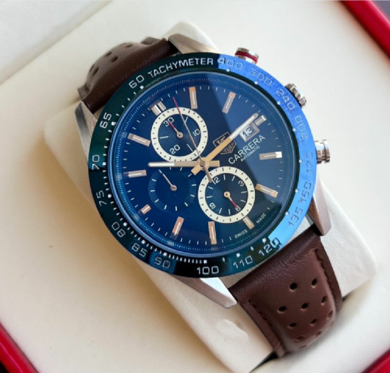 Tag Heuer Carrera Calibre 16 Chronograph 41mm Watch : Clothing, Shoes &  Jewelry 