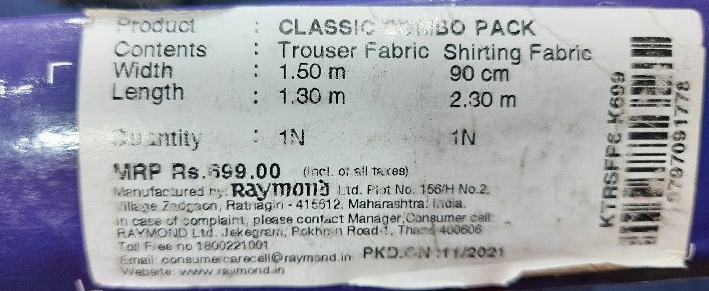 Buy PARK AVENUE Raymond Gift Set (Raymond Eau De Parfum 100ml + Tie +  Cufflink) | Shoppers Stop