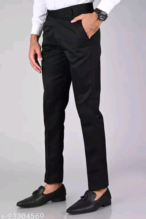 Classic Design Dress Pants Men's Formal Solid Color Slightly - Temu United  Kingdom