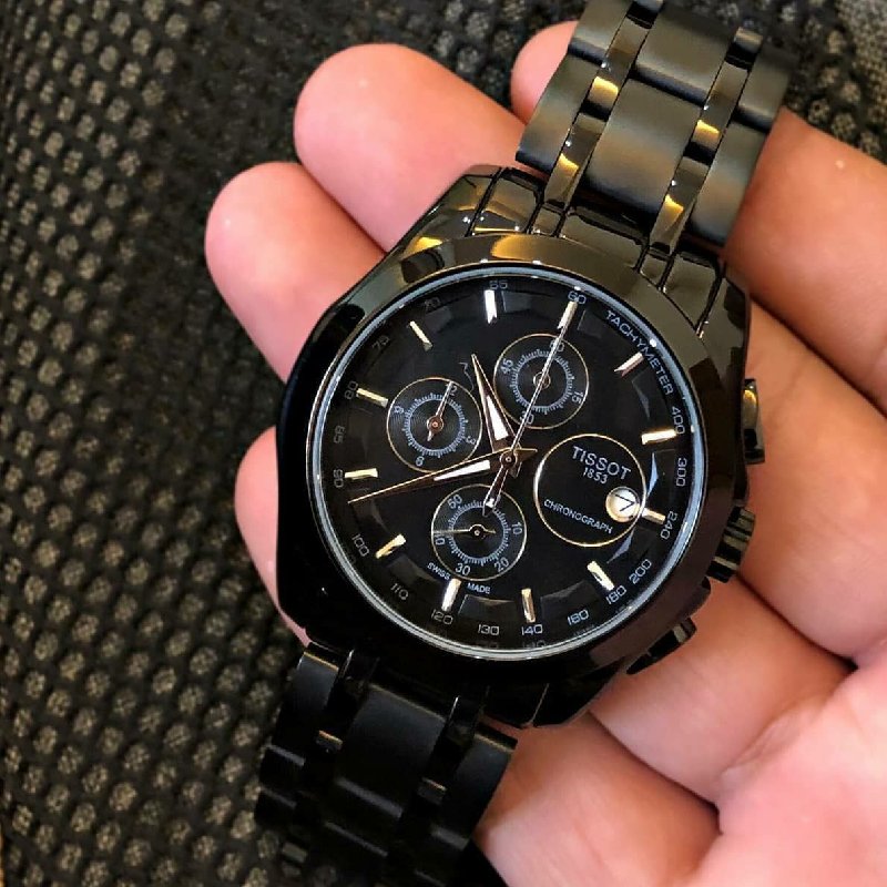 Tissot watches shop black chain