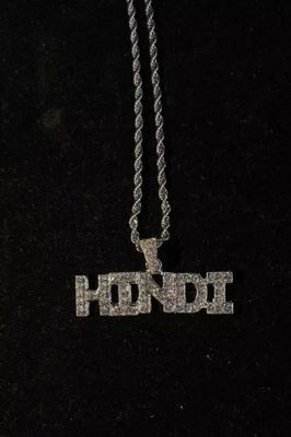 Premium quality hindi chain mc stan iced out accessories