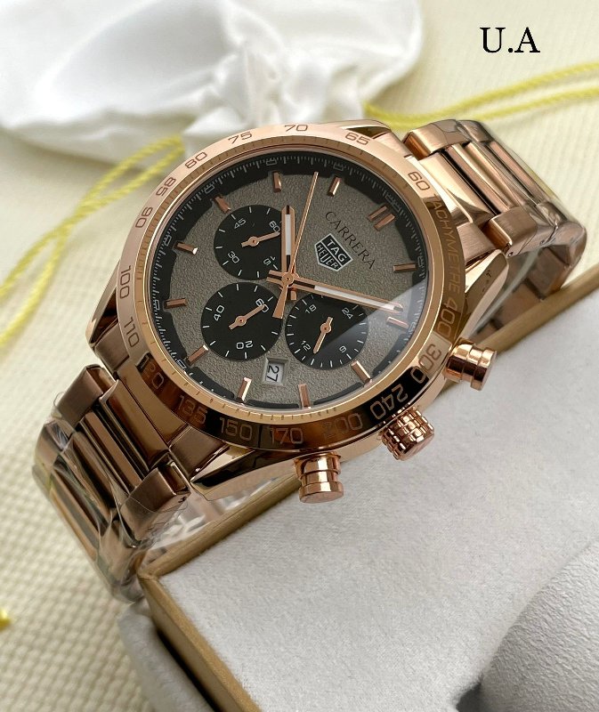 Tag heuer rose gold mens online watch