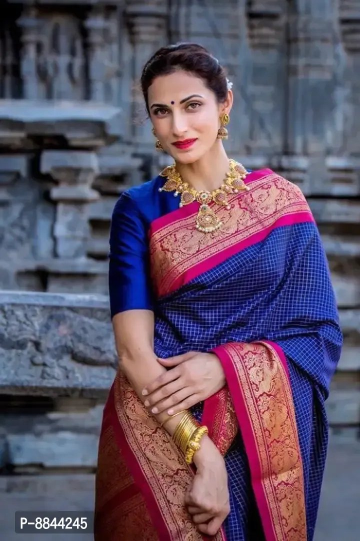 Casual Fancy Banarasi Silk Saree at Best Price in Surat | Jayraj Creation