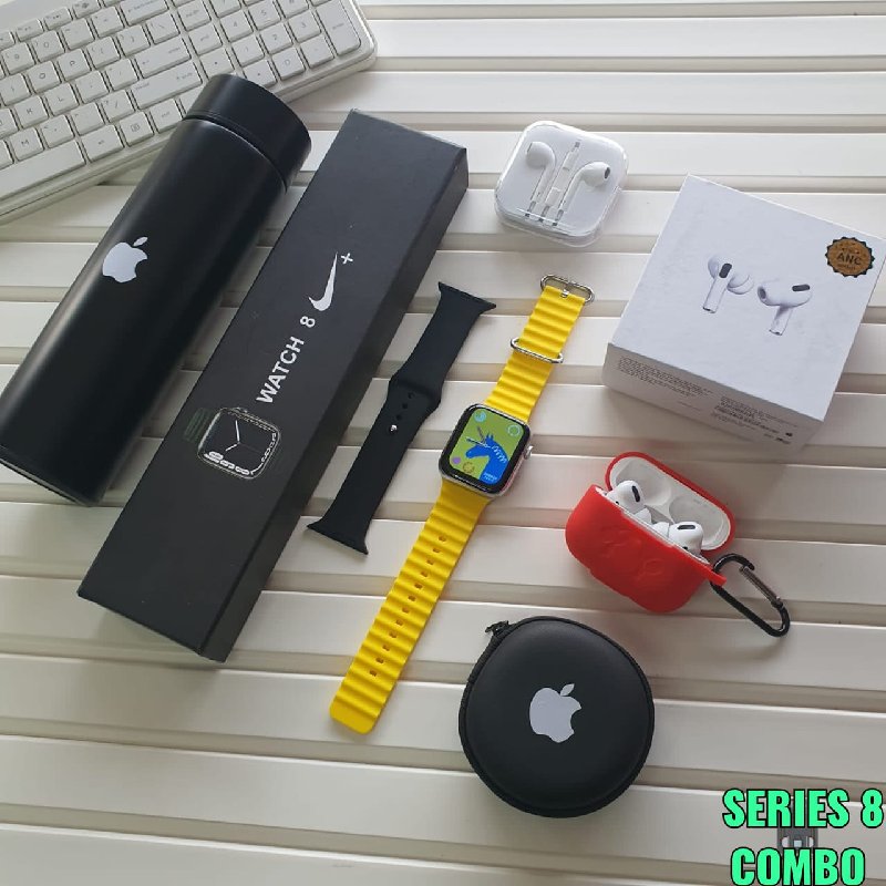 Black Apple Series 8 Smart Watch Combo (No COD), 0.5 at Rs 4500/piece in  Hyderabad