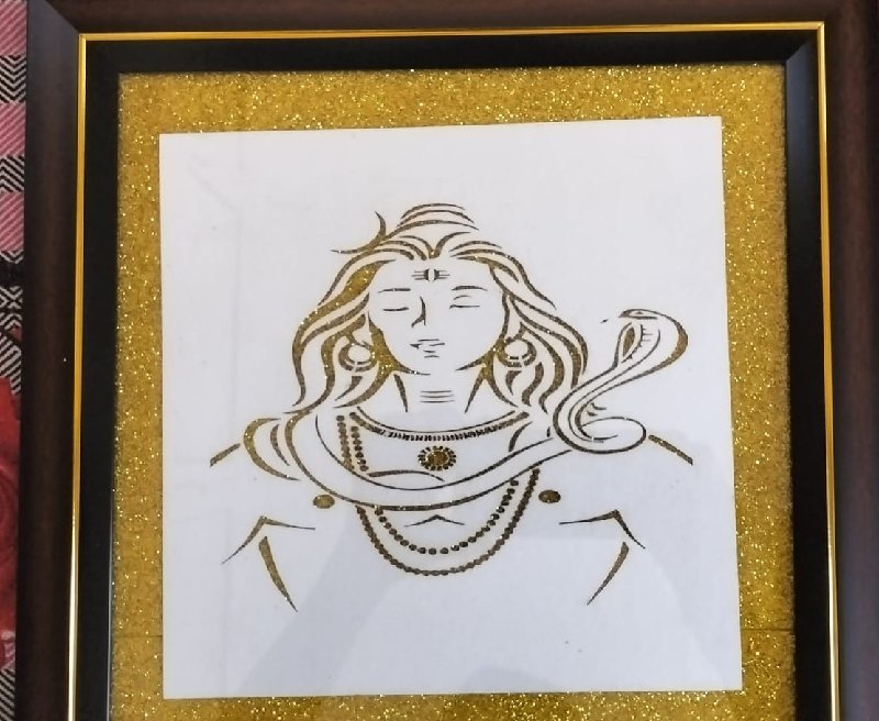 Ganesha Mandala Art A4 Size Paper