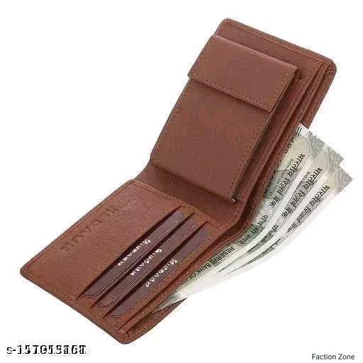 Kuber Industries Wallet for Women/Men | Card Holder for Men & Women | Leather  Wallet for ID, Visiting Card, Business Card, ATM Card Holder | Slim Wallet  | Zipper Closure, Black