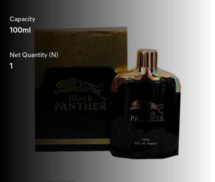 Black panther eau online de toilette