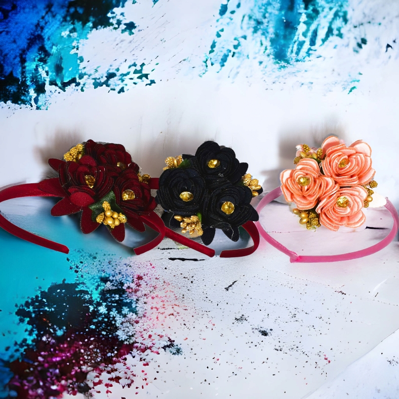 Temu Crochet Flower Hair Claw Woven Claw Clips, Hair Claws, Hair Grips Simple Style Floral Shark Claw Ponytail Holder Hair, Christmas Gifts, Accessories