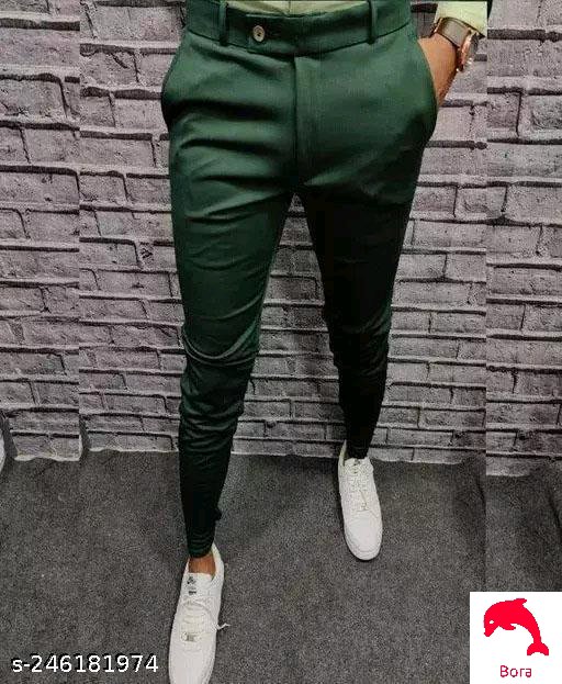 NooHy 4 Way Lycra Fabric Casual Trousers / Track Pant / Lower Name: NooHy 4  Way Lycra Fabric Casual Trousers / Track Pant / Lower Fabric: Lycra  Pattern: Solid Net