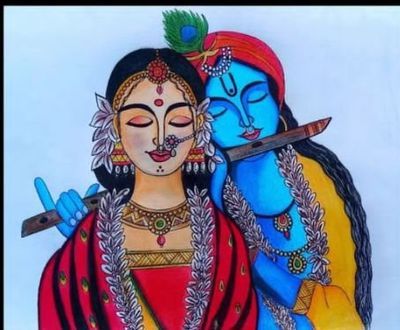 Sketch Multicolor Radha krishna Painting Watercolor 20 inch x 12.2 inch  Painting Price in India - Buy Sketch Multicolor Radha krishna Painting  Watercolor 20 inch x 12.2 inch Painting online at Flipkart.com
