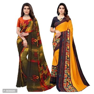 Buy Marabout Silk Printed Saree Combo of 2 Saree Online at Best Prices in  India - JioMart.