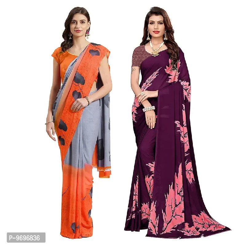 MaBelle Cotton Saree Combo with 06 Pieces MultiColor Nail Polishes ,-01 Set/ Saree length 5.5 meters, Blouse length 0.8 meters/Saree Fabric:  Cotton/Pattern: Tample/Work : Jacquard Price in India - Buy MaBelle Cotton  Saree