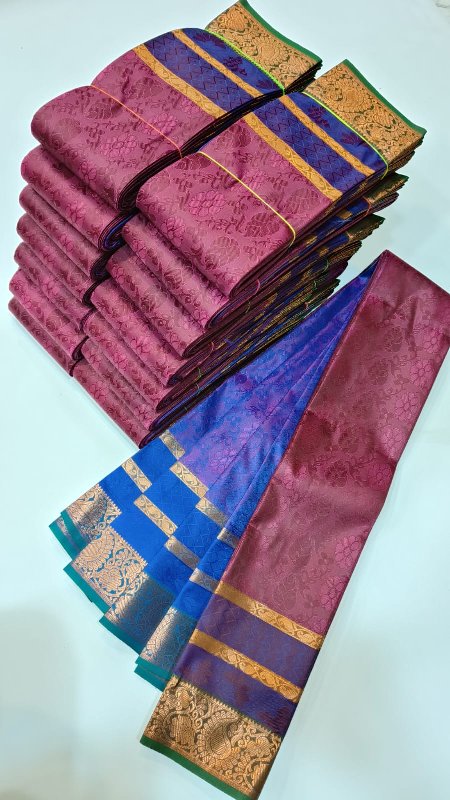 Thirubuvanam Silk Saree | Handwoven Pure Silk | PV ABI 114 – Panjavarnam