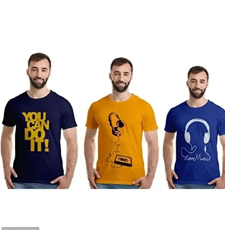 Combo Of 3 Tshirt For Men
