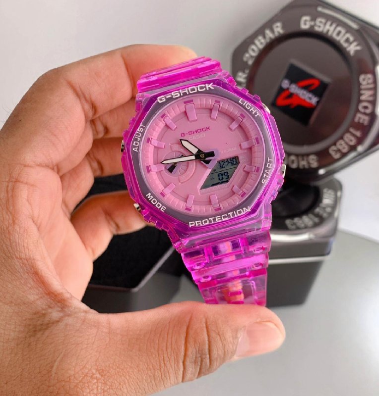 G shock hot sale pink colour