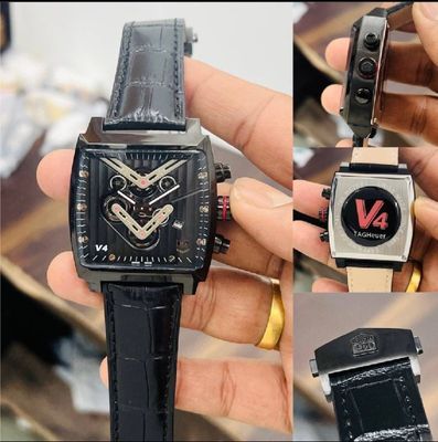 Tag Heuer V4 Full Black Watch For Men gintaa