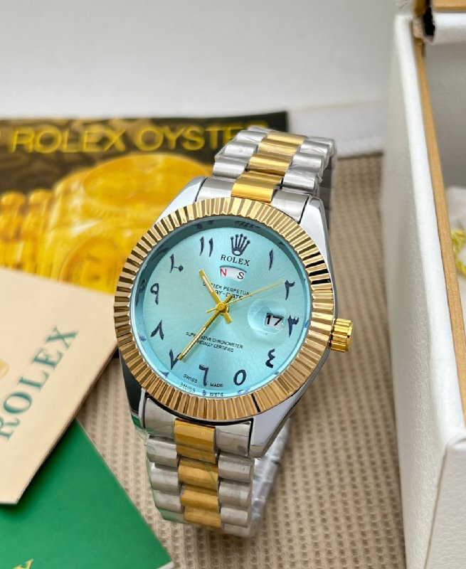 Rolex Arabic Dial Assorted Watch For Men gintaa