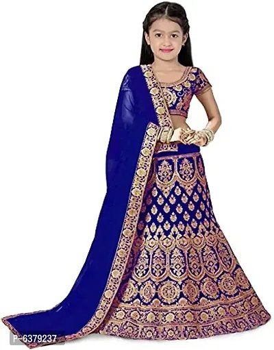 Buy Shivangi Clothing Girls Banarasi Lehenga choli (14-15 Years) Online at  Best Prices in India - JioMart.