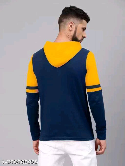 PRINTED HOODIE NECK T-SHIRT FOR MEN | gintaa.com