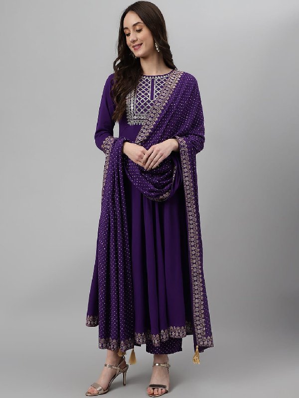 Georgette Half Sleeve Designer Kurtis at Rs 675 in Surat | ID: 16409495112