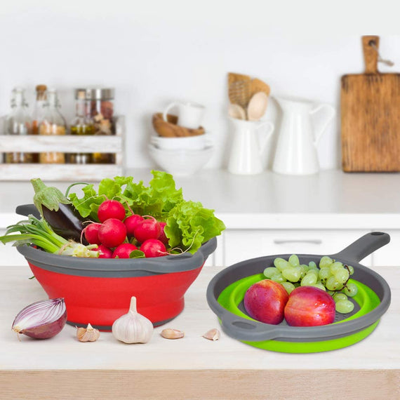Fruit Bowl with Strainer fruit rinser strainer container Portable