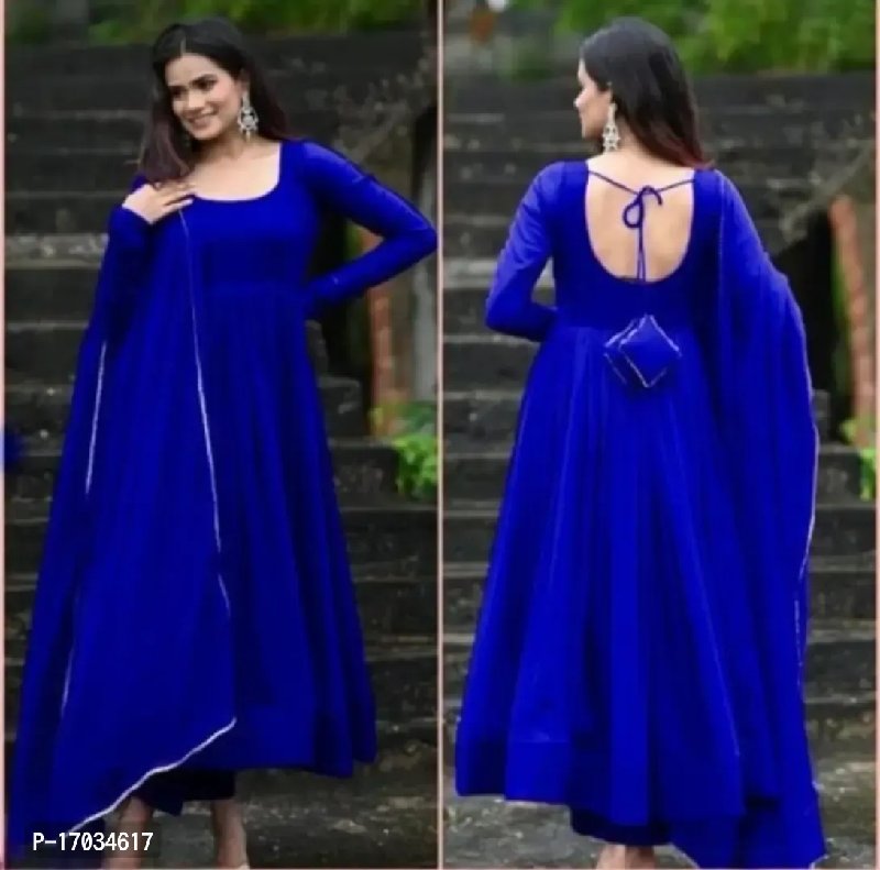 18 Above Paras Fashion Plain Dye With Sequence Umbrella Dress at best price  in New Delhi